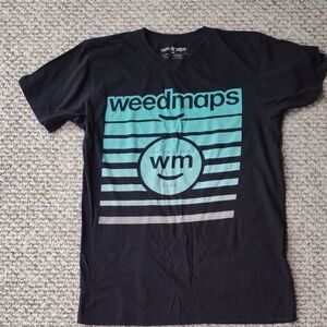 Weedmaps Black Graphic T-Shirt